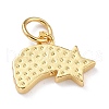 Real 18K Gold Plated Brass Charms KK-L206-003A-G-3
