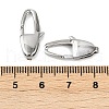 304 Stainless Steel Lobster Claw Clasps STAS-B089-01F-P-3