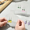4Pcs 2 Styles Acrylic Earring Display Frame EDIS-YW0001-07-5