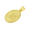 Rack Plating Brass Pendants KK-S380-42D-G-2