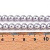 Baking Painted Pearlized Glass Pearl Bead Strands HY-N002-6mm-A04-5