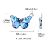 12Pcs 6 Colors Printed Alloy Pendants FIND-FS0001-29-6