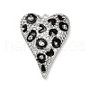 Brass Micro Pave Cubic Zirconia Pendants KK-L229-077B-P-1