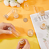 SUNNYCLUE 10Pcs 5 Styles Clear Glass Dome Cover CON-SC0001-04-3
