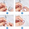 Ion Plating(IP) Adjustable 304 Stainless Steel Finger Rings Components STAS-P291-01C-G-5
