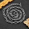 Non-Tarnish Unisex 304 Stainless Steel Figaro Chain Necklaces NJEW-H215-03P-1