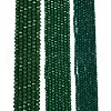 Opaque Solid Color Imitation Jade Glass Beads Strands EGLA-A044-P6mm-D09-2