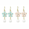 Alloy Enamel Dangle Earrings EJEW-JE06294-02-2