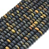 3 Colors Dyed Natural Tiger Eye Beads Strands G-P575-A05-8x5mm-02-2