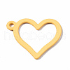 Spray Painted Alloy Pendants PALLOY-Q434-013G-NR-2