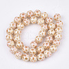 Electroplate Glass Beads Strands EGLA-S177-08A-M-2