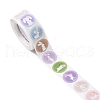 8 Patterns Easter Theme Self Adhesive Paper Sticker Rolls DIY-C060-03H-3