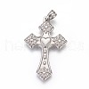 Non-Tarnish 304 Stainless Steel Big Pendants X-STAS-E449-34P-1