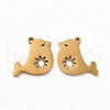 Ion Plating(IP) 304 Stainless Steel Pendants STAS-M089-34G-1