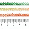 Transparent Painted Glass Beads Strands X1-DGLA-A034-T4mm-A04-3