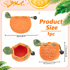 1Pc Tangerine Woolen Crochet Wallets AJEW-NB0005-93-2