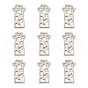 Open Back Bezel Pendants X-PALLOY-TAC0010-08P-1