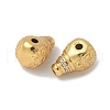 Matte Gold Color 925 Sterling Silver 3 Hole Guru Beads STER-R014-04G-2