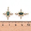 Natural African Jade Faceted Horse Eye Pendants STAS-N109-161G-3