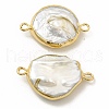 Baroque Natural Keshi Pearl Connector Charms PEAR-P004-15KCG-3