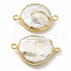 Baroque Natural Keshi Pearl Connector Charms PEAR-P004-15KCG-3