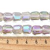 Electroplate Glass Beads Strands EGLA-L045-E-HR01-4