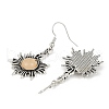 Alloy Resin Dangle Earrings EJEW-JE06370-01-3