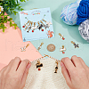 Dog & Cat Theme Locking Stitch Markers HJEW-AB00544-3