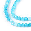 Dyed Natural Trochid Shell/Trochus Shell Beads Strands SSHEL-T017-13B-3