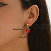Stylish Brass Dangle Stud Earrings PA9879-1-2