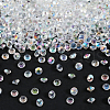 SOFPLATE 4 Sets Acrylic Rhinestone Pointed Back Cabochons GACR-SP0001-02B-1