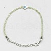 Faceted Rondelle Glass Beaded Bracelets TR4821-7-1