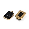 Natural Obsidian Pendants STAS-K291-04G-10-2