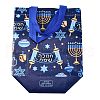 Hanukkah Theme Non-Woven Reusable Folding Gift Bags with Handle ABAG-NH0001-01A-2