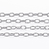 304 Stainless Steel Textured Cable Chains CHS-H006-01P-1