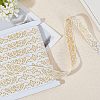 Ethnic Style Embroidery Polycotton Ribbons OCOR-WH0066-22B-5