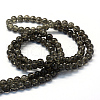Baking Painted Transparent Crackle Glass Round Bead Strands DGLA-Q018-10mm-10-3