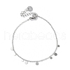 304 Stainless Steel Cable Chain Bracelets for Women BJEW-A036-23P-2