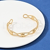 304 Stainless Steel Cuff Bangles for Women BJEW-U045-05G-2