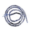 Natural Iolite/Cordierite/Dichroite Beads Strands G-P457-A03-11-3