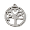 201 Stainless Steel Pendants STAS-E206-03P-04-1