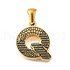 Golden 304 Stainless Steel Pendants STAS-K300-01G-Q-1