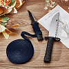 Cotton & Silk Blended Yarns Ribbon for Sword Handle Decoration OCOR-WH0085-72B-5