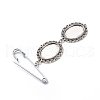 Iron Brooch Findings JEWB-PH01242-3