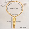 Elegant Geometric Tassel Brass Pendant Necklaces for Women's Holiday Party Accessories LR5784-2-4