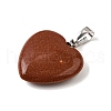 Synthetic Goldstone Pendants G-G956-B15-FF-4