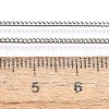 Long-Lasting Plated Brass Curb Chain Necklaces NJEW-K112-07P-NF-3