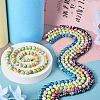 6 Strands 6 Colors Synthetic Turquoise Dyed Beads Strands TURQ-TA0001-03-11