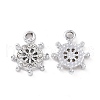 Alloy Crystal Rhinestone Charms ALRI-C008-19P-1