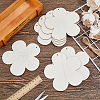 DICOSMETIC 15Pcs Unfinished Wood Pendant Decorations WOOD-DC0001-25C-4